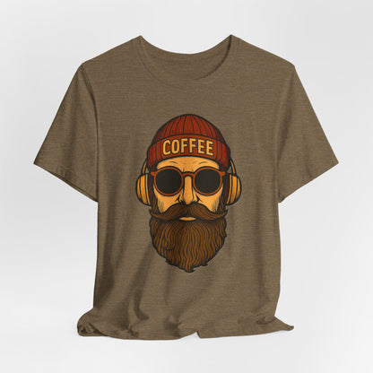 Coffee Lover's Unisex Tee - Perfect for Baristas, Father's Day, Casual Wear, Gifts, Coffee Shop Vibe, Hipster Style