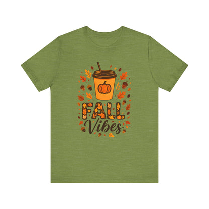 Autumn Coffee Lover Tee - Fall Vibes Unisex Shirt, Perfect for Cozy Days, Pumpkin Spice, Thanksgiving Gift, Seasonal Fashion, Casual Wear