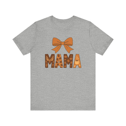 Mama Bow Tee - Cute Mother's Day Gift, Casual Everyday Wear, Family Matching Outfit, Birthday Celebration Top, Gift for Moms