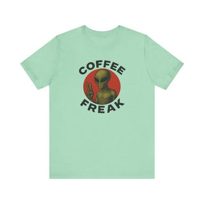 Coffee Freak Unisex Jersey Short Sleeve Tee, Cute Alien Tee, Funny Coffee Shirt for Coffee Lovers, Quirky Graphic Tee, Perfect for [...]