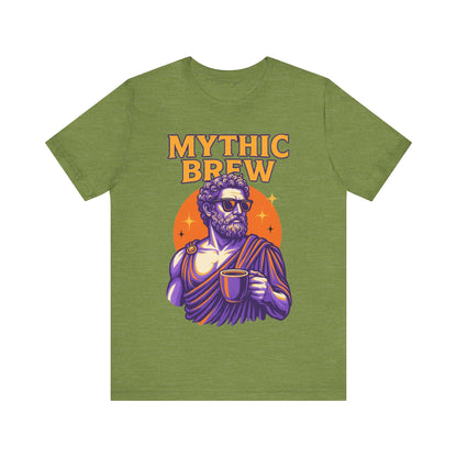 Mythic Brew Tee - Unisex Graphic T-Shirt, Coffee Lover Shirt, Gifts for Him, Vintage Style Tee, Casual Wear