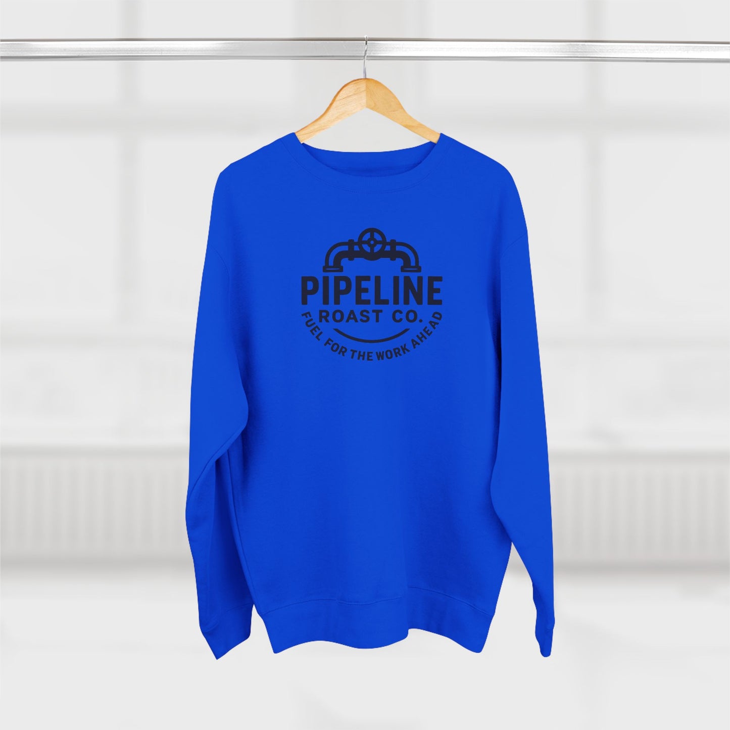 Pipeline Roast Co. Sweatshirt – Industrial Strength Coffee Crewneck