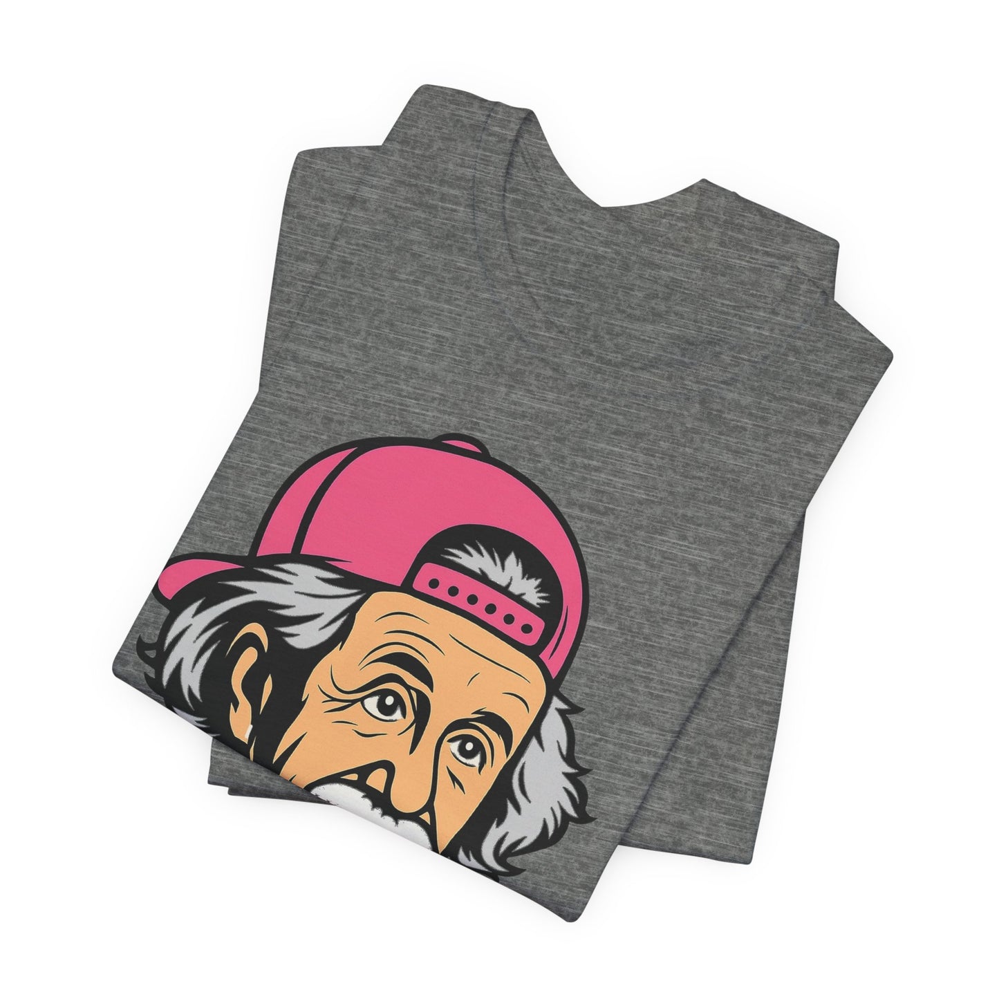 Funny Einstein Coffee Tee, Unisex Short Sleeve Shirt, Great for Coffee Lovers, Gift for Dad, Cute & Quirky Apparel