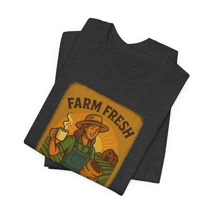 Farm Fresh Unisex Jersey Tee - Pipeline Roast Co.