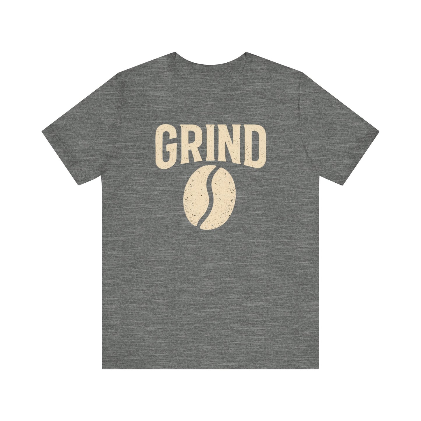 Unisex Coffee Grind Tee - Motivational Workout Shirt, Perfect for Coffee Lovers, Gym Enthusiasts, Gift for Coffee Lovers, Casual Wear