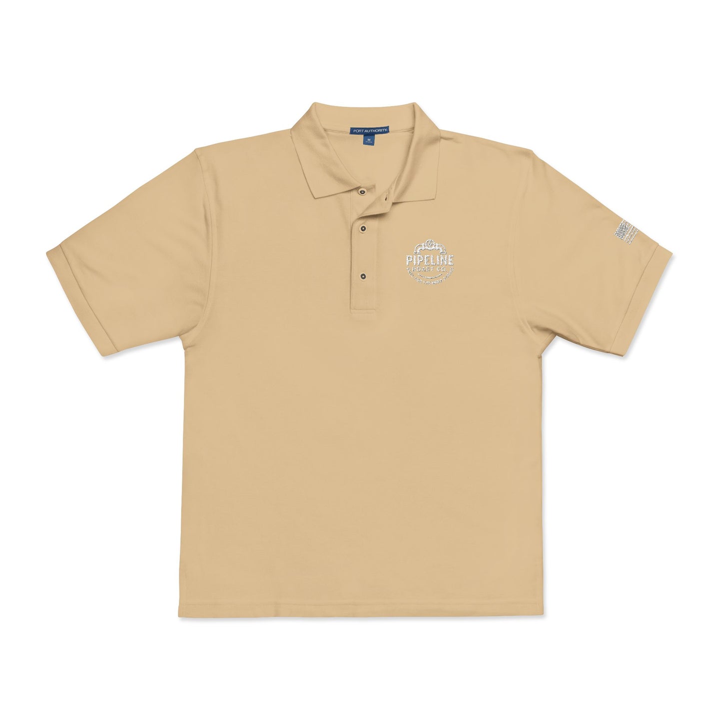 Pipeline Roast Co. Branded Polo – Classic Port Authority Coffee Apparel