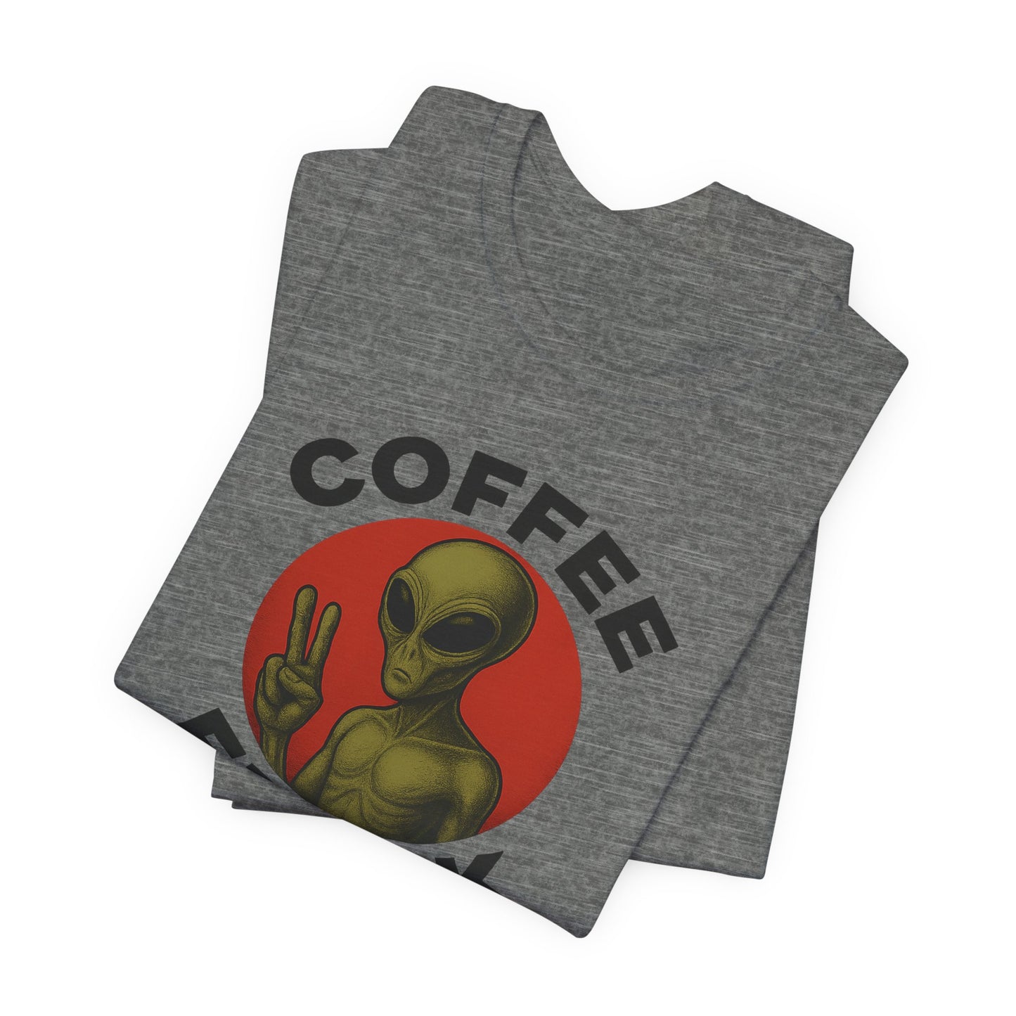 Coffee Freak Unisex Jersey Short Sleeve Tee, Cute Alien Tee, Funny Coffee Shirt for Coffee Lovers, Quirky Graphic Tee, Perfect for [...]