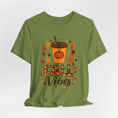 Autumn Coffee Lover Tee - Fall Vibes Unisex Shirt, Perfect for Cozy Days, Pumpkin Spice, Thanksgiving Gift, Seasonal Fashion, Casual Wear