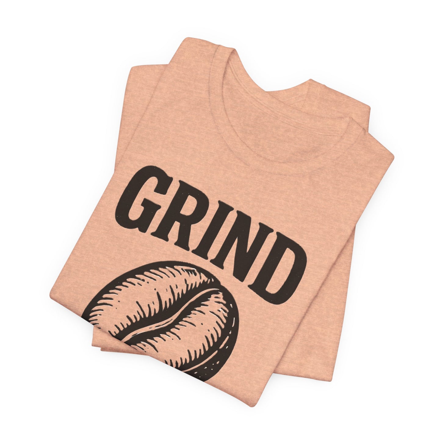 Coffee Lover's Tee Shirt, Unisex Grind Graphic Tee, Cute Coffee Gift, Casual Wear, Gift for Barista