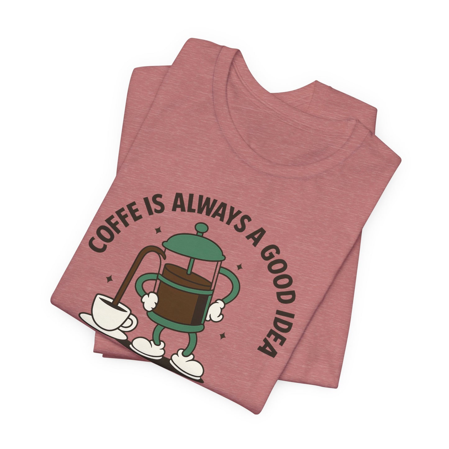 Coffee Lover's Short Sleeve Tee, Unisex Jersey T-Shirt, Casual Gift for Coffee Enthusiasts, Perfect for Birthdays, Coffee Breaks, Cozy Vibe