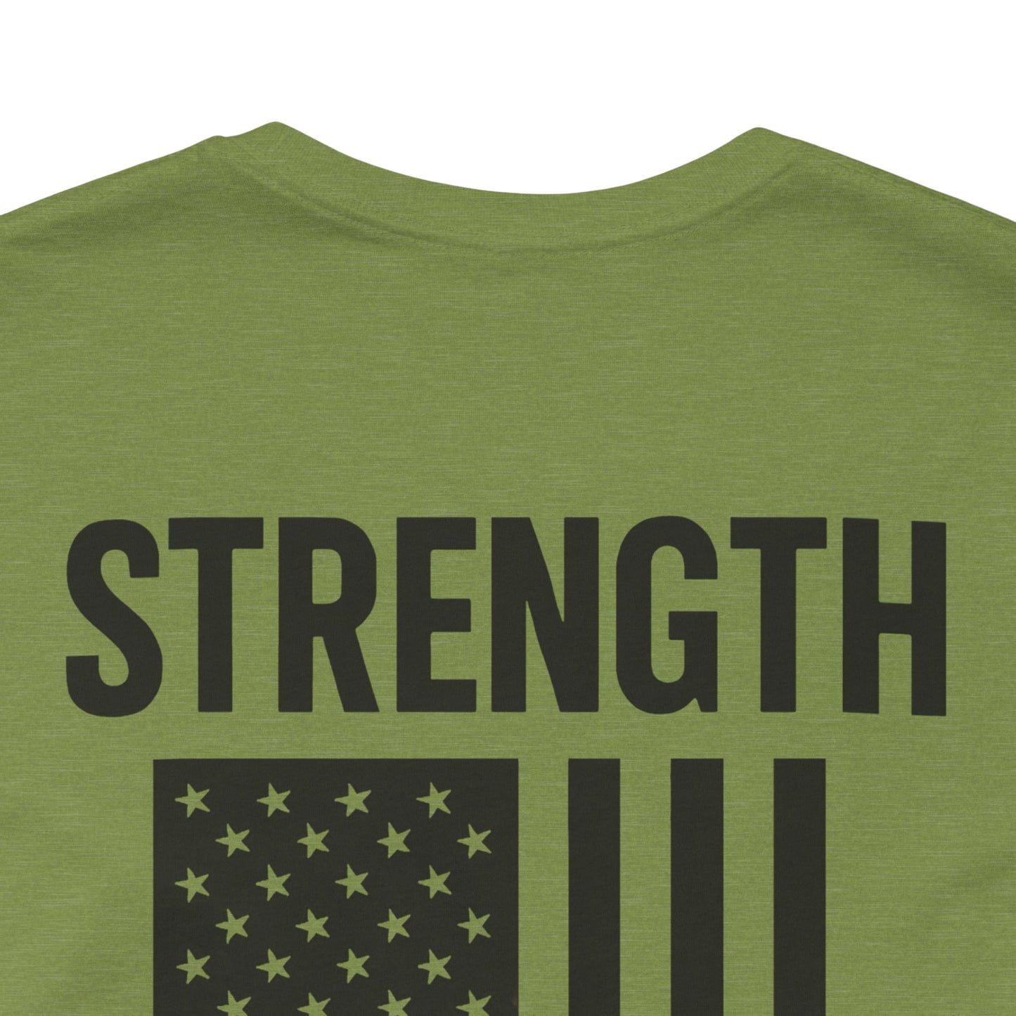 Patriotic Strength T-Shirt, Unisex Tee, 4th of July Shirt, Independence Day Apparel, Casual Summer Wear, Gift for Veterans