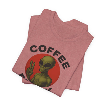 Coffee Freak Unisex Jersey Short Sleeve Tee, Cute Alien Tee, Funny Coffee Shirt for Coffee Lovers, Quirky Graphic Tee, Perfect for [...]