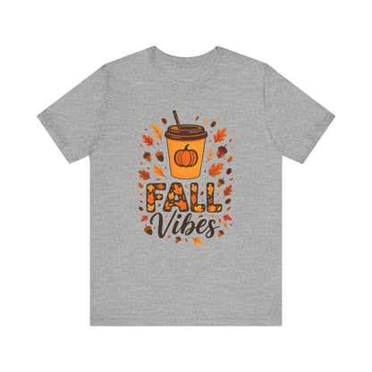 Autumn Coffee Lover Tee - Fall Vibes Unisex Shirt, Perfect for Cozy Days, Pumpkin Spice, Thanksgiving Gift, Seasonal Fashion, Casual Wear
