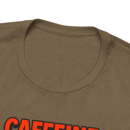 Caffeine Crusader Tee, Unisex T-Shirt, Coffee Lover Gift, Funny Graphic Tee, Morning Motivation Shirt, Birthday Gift Idea