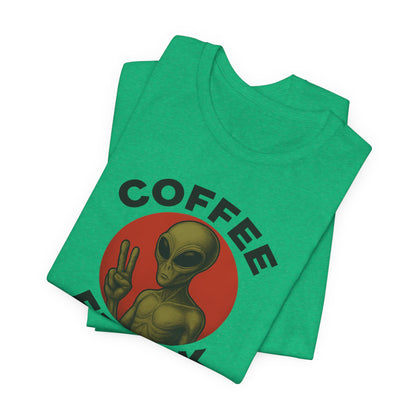 Coffee Freak Unisex Jersey Short Sleeve Tee, Cute Alien Tee, Funny Coffee Shirt for Coffee Lovers, Quirky Graphic Tee, Perfect for [...]