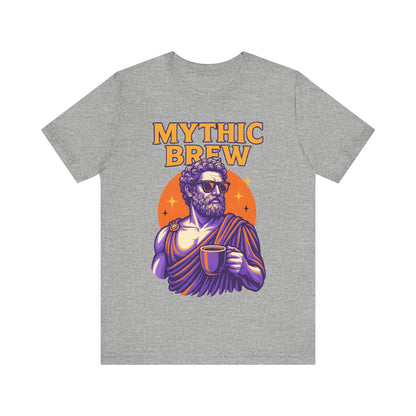 Mythic Brew Tee - Unisex Graphic T-Shirt, Coffee Lover Shirt, Gifts for Him, Vintage Style Tee, Casual Wear