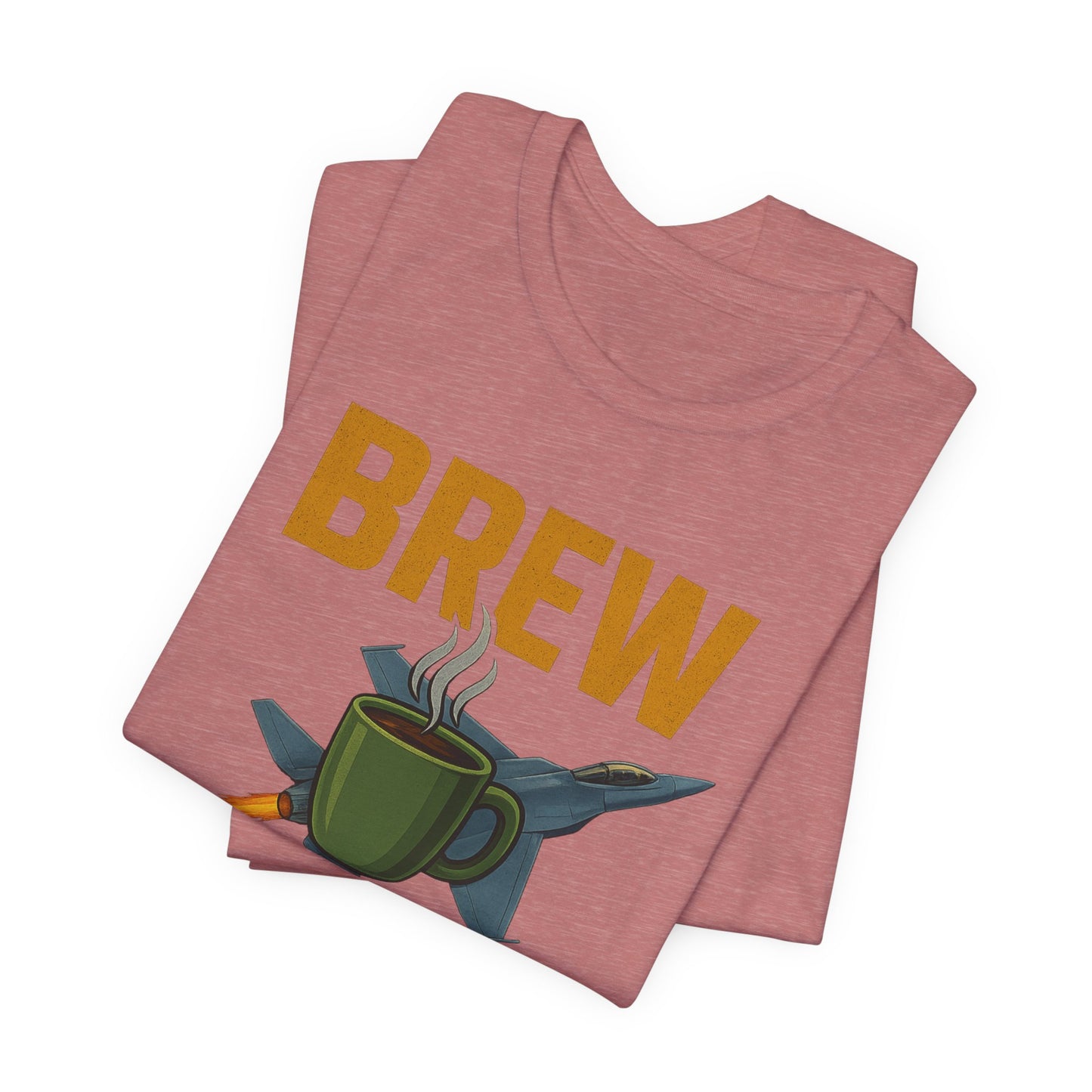 Brew Force Coffee Tee, Unisex Coffee Lover's T-Shirt, Gifts for Baristas, Father’s Day Gift, Coffee Enthusiast Apparel