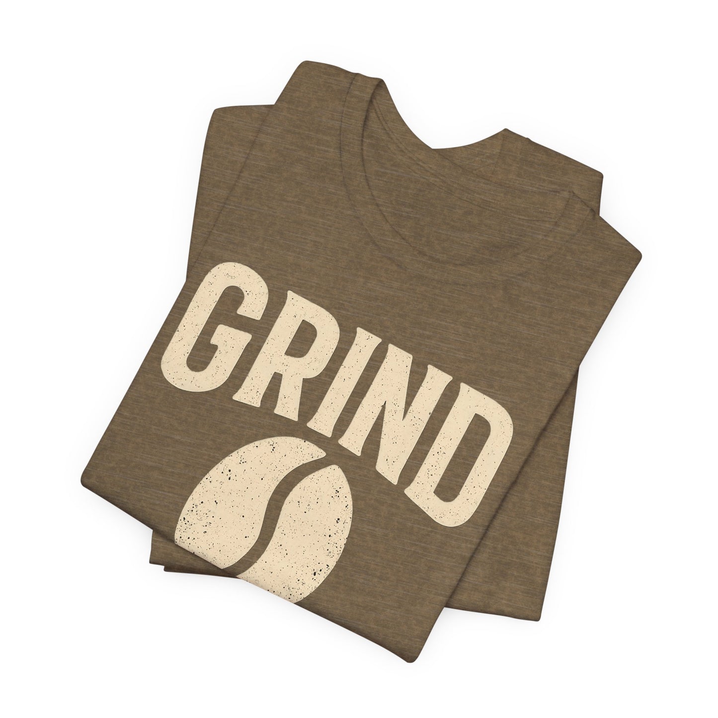 Unisex Coffee Grind Tee - Motivational Workout Shirt, Perfect for Coffee Lovers, Gym Enthusiasts, Gift for Coffee Lovers, Casual Wear