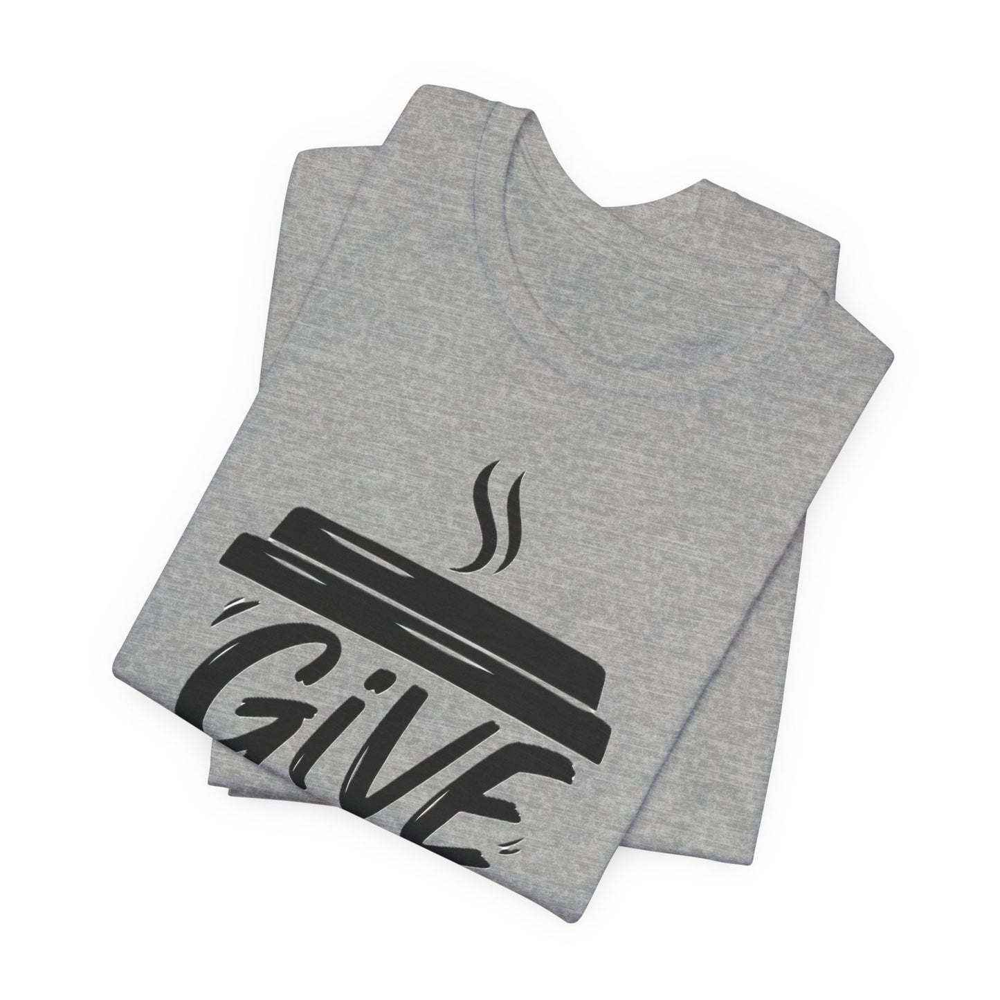 Coffee Lover's Unisex Tee, Give Me Coffee T-Shirt, Coffee Shop Merch, Gift for Baristas, Caffeine Enthusiasts