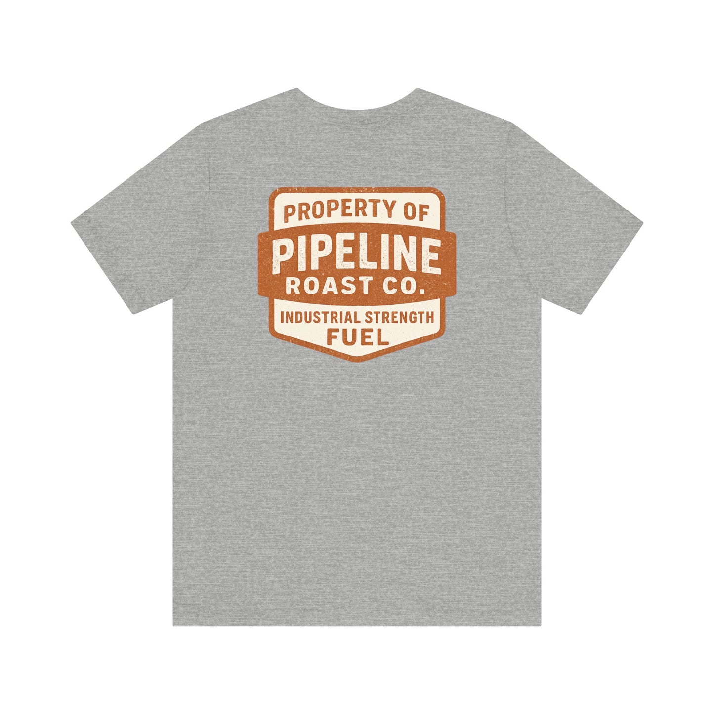 Rusty Vintage Pipeline Roast Co. Industrial Seal Tee – Rugged Workwear Style Coffee Shirt