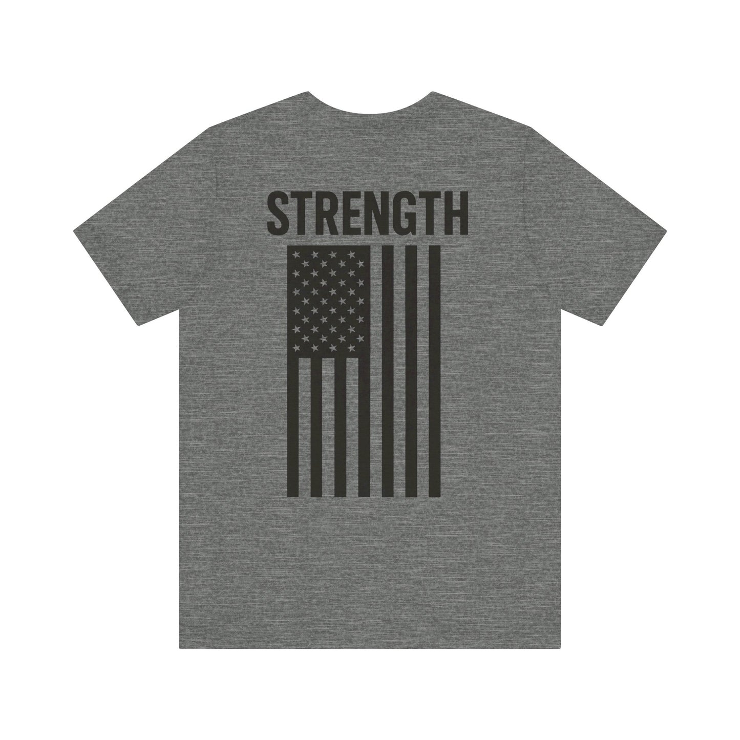 Patriotic Strength T-Shirt, Unisex Tee, 4th of July Shirt, Independence Day Apparel, Casual Summer Wear, Gift for Veterans