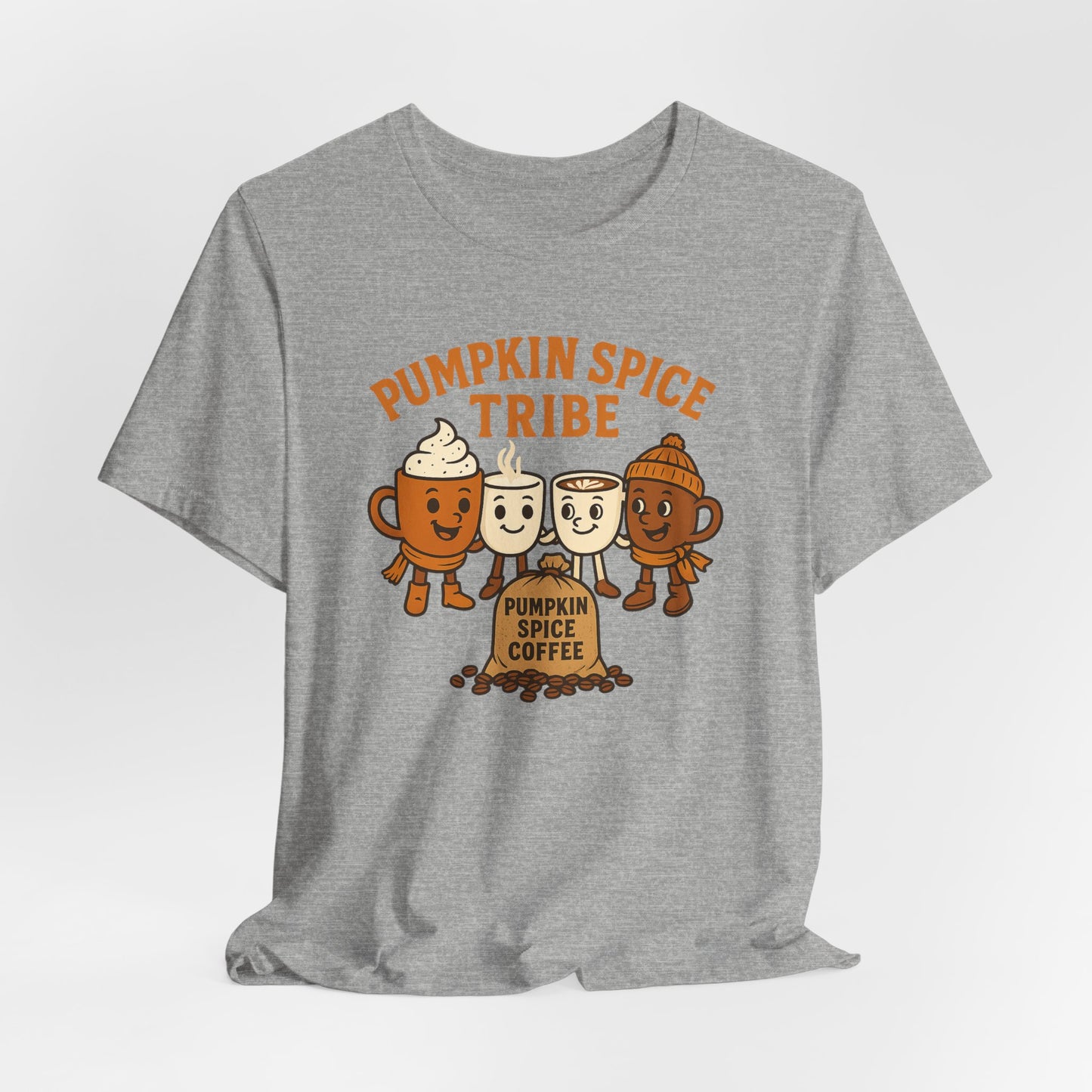 Pumpkin Spice Tribe Tee, Fall T-Shirt, Coffee Lover Gift, Unisex Shirt, Autumn Apparel, Pumpkin Spice Shirt