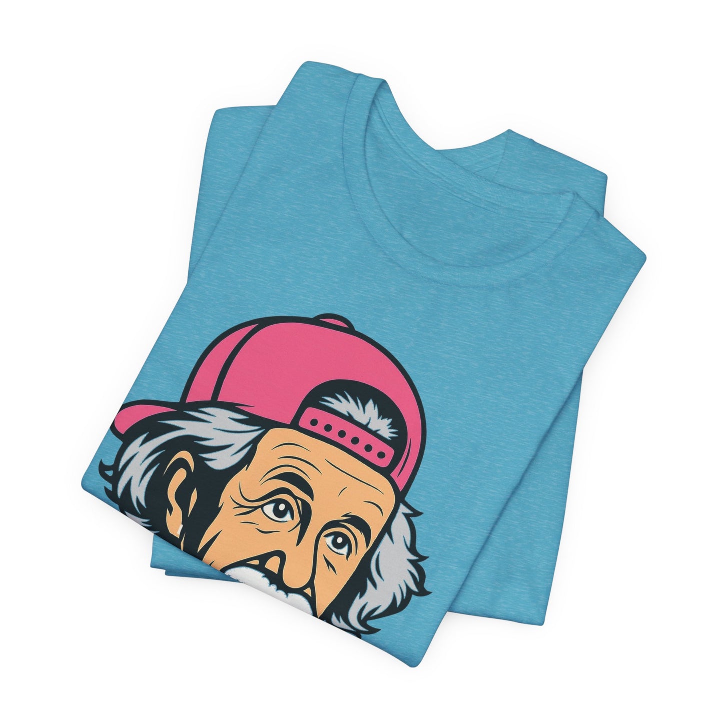 Funny Einstein Coffee Tee, Unisex Short Sleeve Shirt, Great for Coffee Lovers, Gift for Dad, Cute & Quirky Apparel