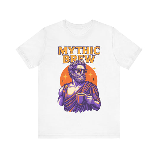 Mythic Brew Tee - Unisex Graphic T-Shirt, Coffee Lover Shirt, Gifts for Him, Vintage Style Tee, Casual Wear