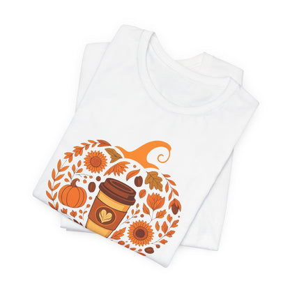 Blessed Pumpkin Fall T-Shirt - Cozy Autumn Style, Perfect Gift for Thanksgiving, Harvest Celebration, Casual Wear, Seasonal Fashion