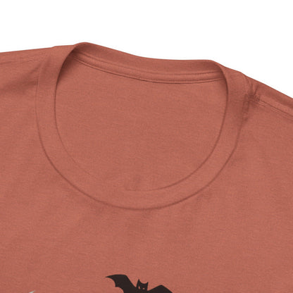 Halloween Ghost Graphic Tee, Spooky T-Shirt, Unisex Short Sleeve Shirt, Fall Fashion, Pumpkin Mug Design