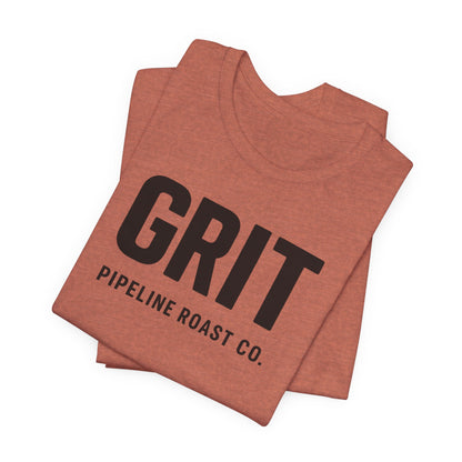Bold Grit Tee for Coffee Lovers, Casual Unisex Shirt, Perfect Gift for Baristas, Coffee Enthusiasts, Motivational Apparel
