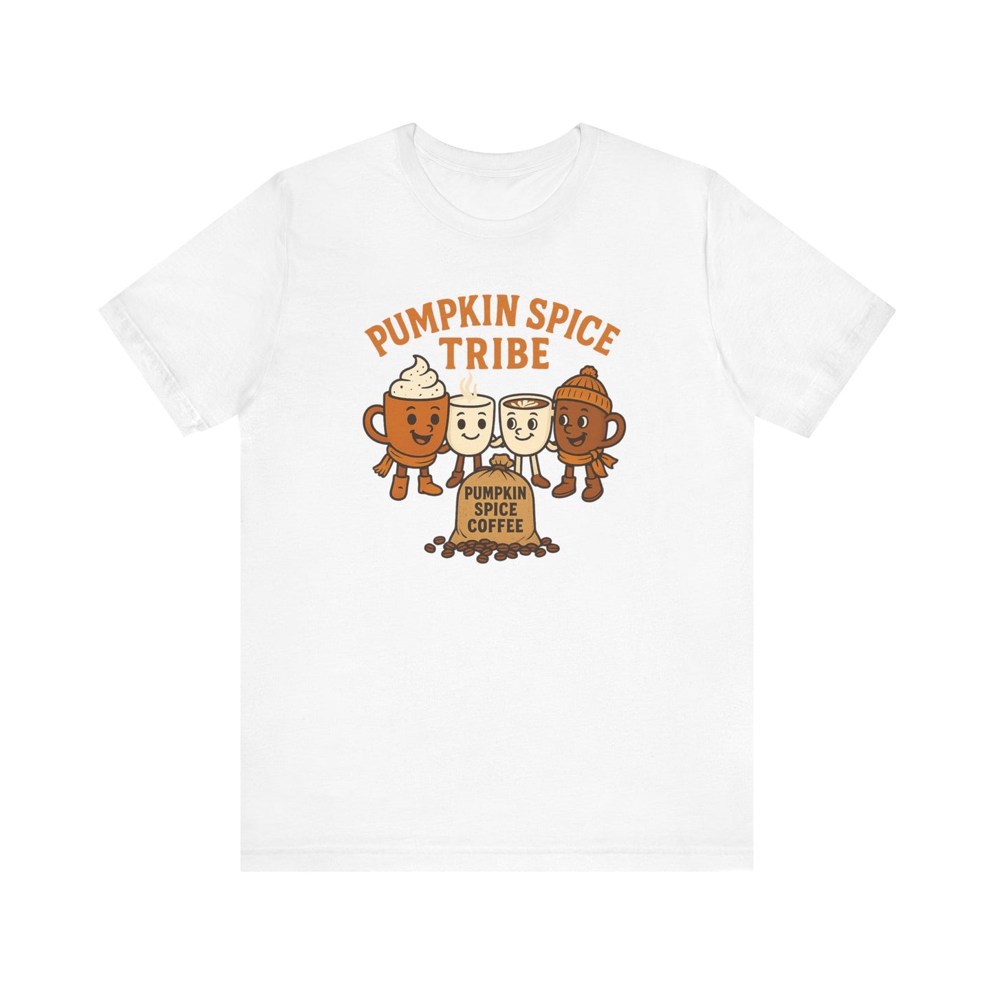 Pumpkin Spice Tribe Tee, Fall T-Shirt, Coffee Lover Gift, Unisex Shirt, Autumn Apparel, Pumpkin Spice Shirt