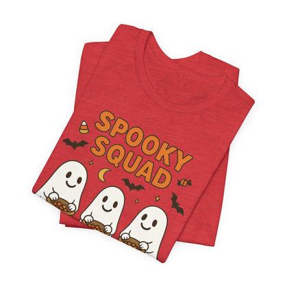 Spooky Squad Coffee Ghosts Tee – Halloween Shirt for Coffee Lovers