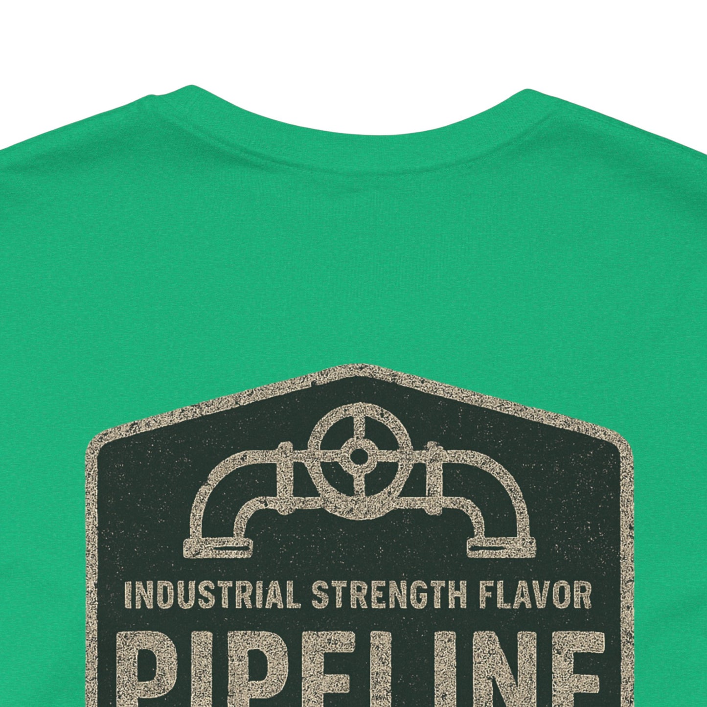 Vintage Pipeline Roast Co. Industrial Emblem T-Shirt – Distressed Workwear Coffee Tee
