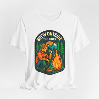Outdoor Adventure Tee with Retro Campfire Design, Unisex Casual Shirt, Perfect for Camping, Hiking, Gifts for Nature Lovers, Outdoor [...]