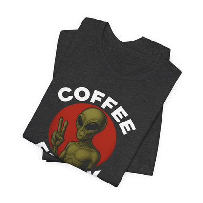 Coffee Freak Unisex Jersey Short Sleeve Tee, Cute Alien Tee, Funny Coffee Shirt for Coffee Lovers, Quirky Graphic Tee, Perfect for [...]