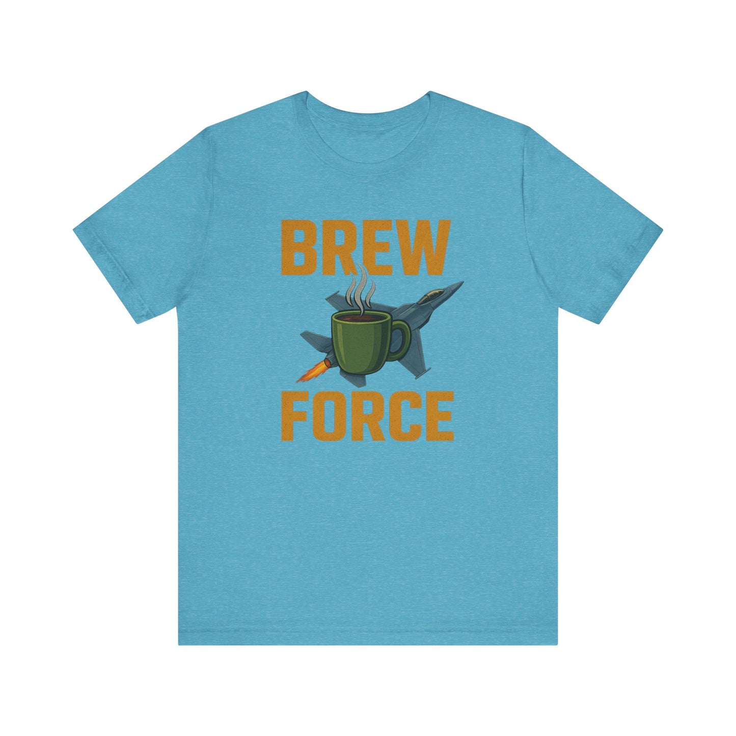 Brew Force Coffee Tee, Unisex Coffee Lover's T-Shirt, Gifts for Baristas, Father’s Day Gift, Coffee Enthusiast Apparel