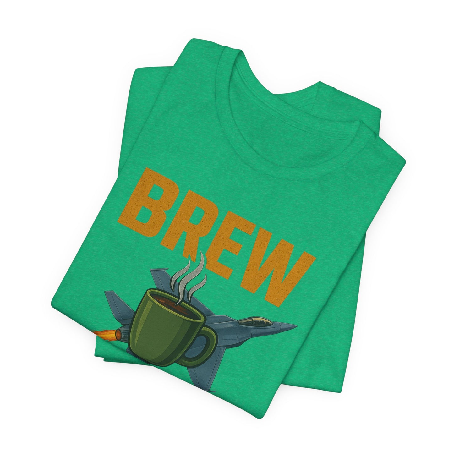 Brew Force Coffee Tee, Unisex Coffee Lover's T-Shirt, Gifts for Baristas, Father’s Day Gift, Coffee Enthusiast Apparel