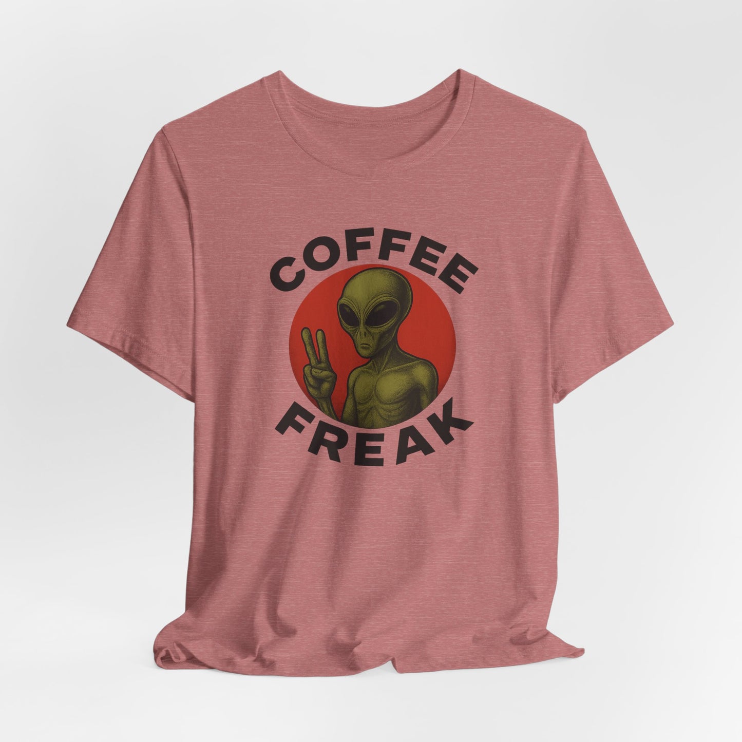 Coffee Freak Unisex Jersey Short Sleeve Tee, Cute Alien Tee, Funny Coffee Shirt for Coffee Lovers, Quirky Graphic Tee, Perfect for [...]