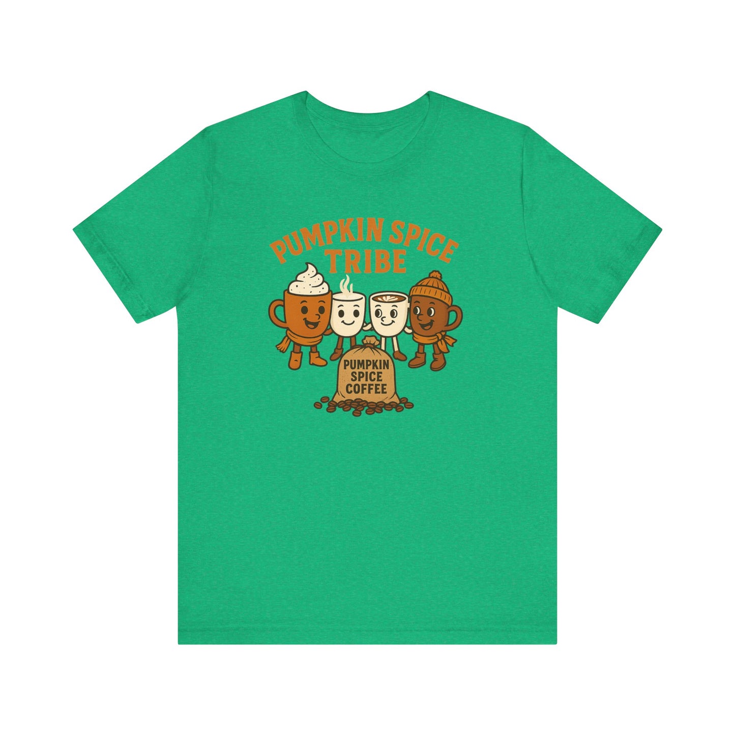 Pumpkin Spice Tribe Tee, Fall T-Shirt, Coffee Lover Gift, Unisex Shirt, Autumn Apparel, Pumpkin Spice Shirt