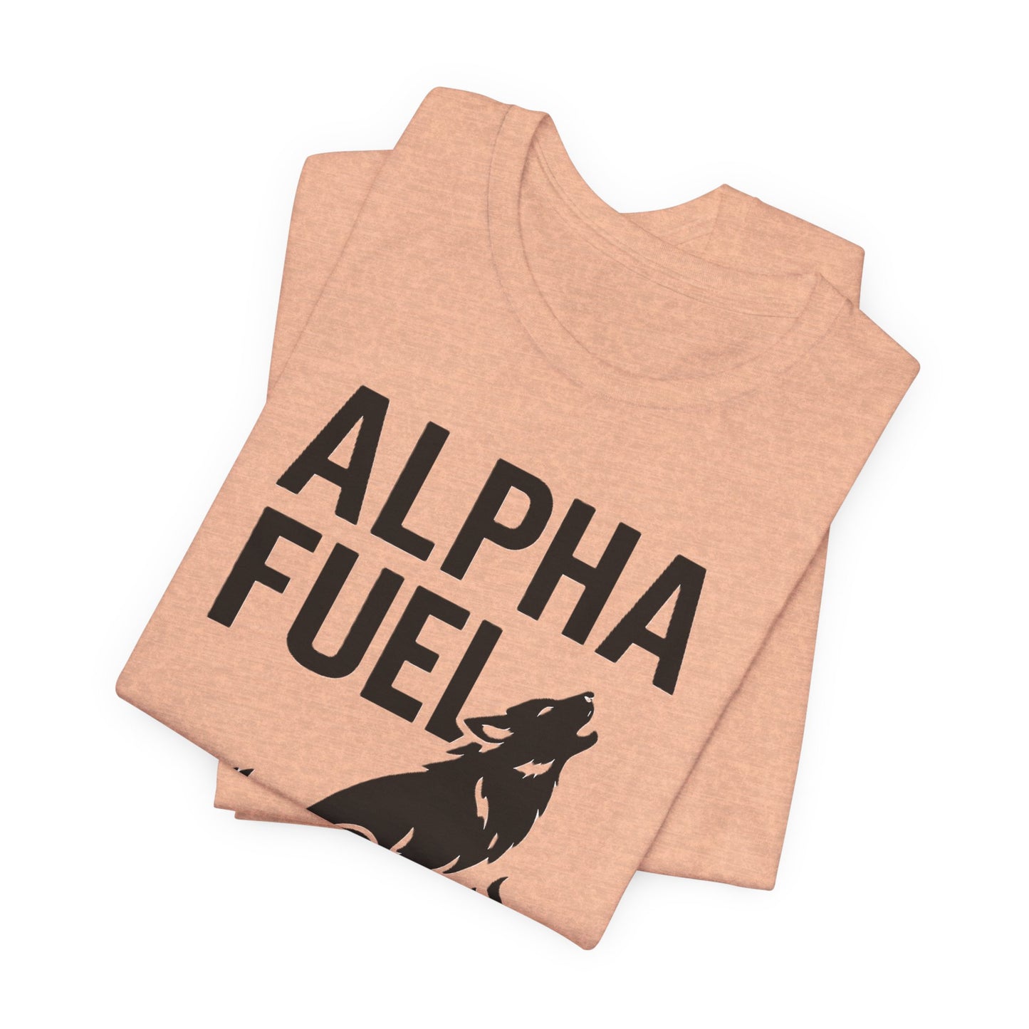 Alpha Fuel Unisex Tee, Coffee Lover T-Shirt, Gift for Baristas, Dog and Cat Owners Gift, Casual Everyday Wear