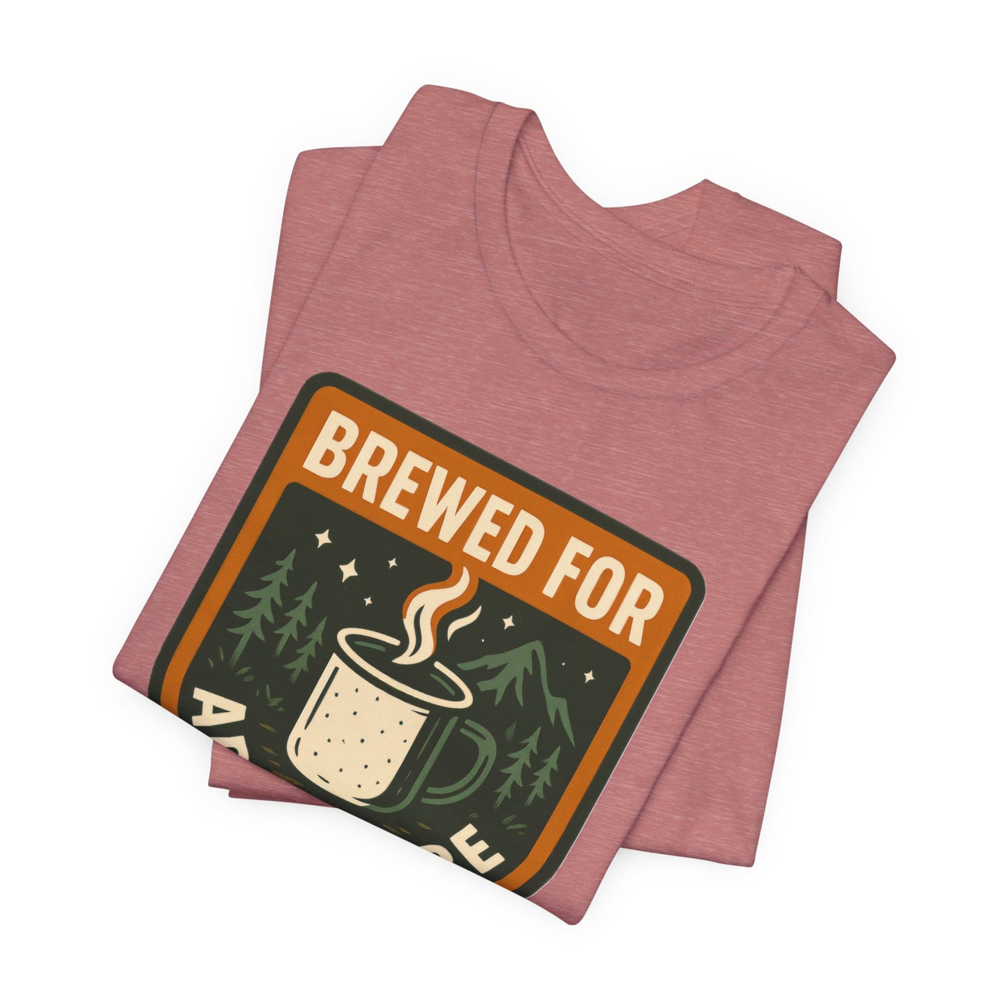 Adventure Brewed Graphic Tee - Perfect for Outdoors Lovers, Travel, Hiking, Camping, Gift for Adventurers