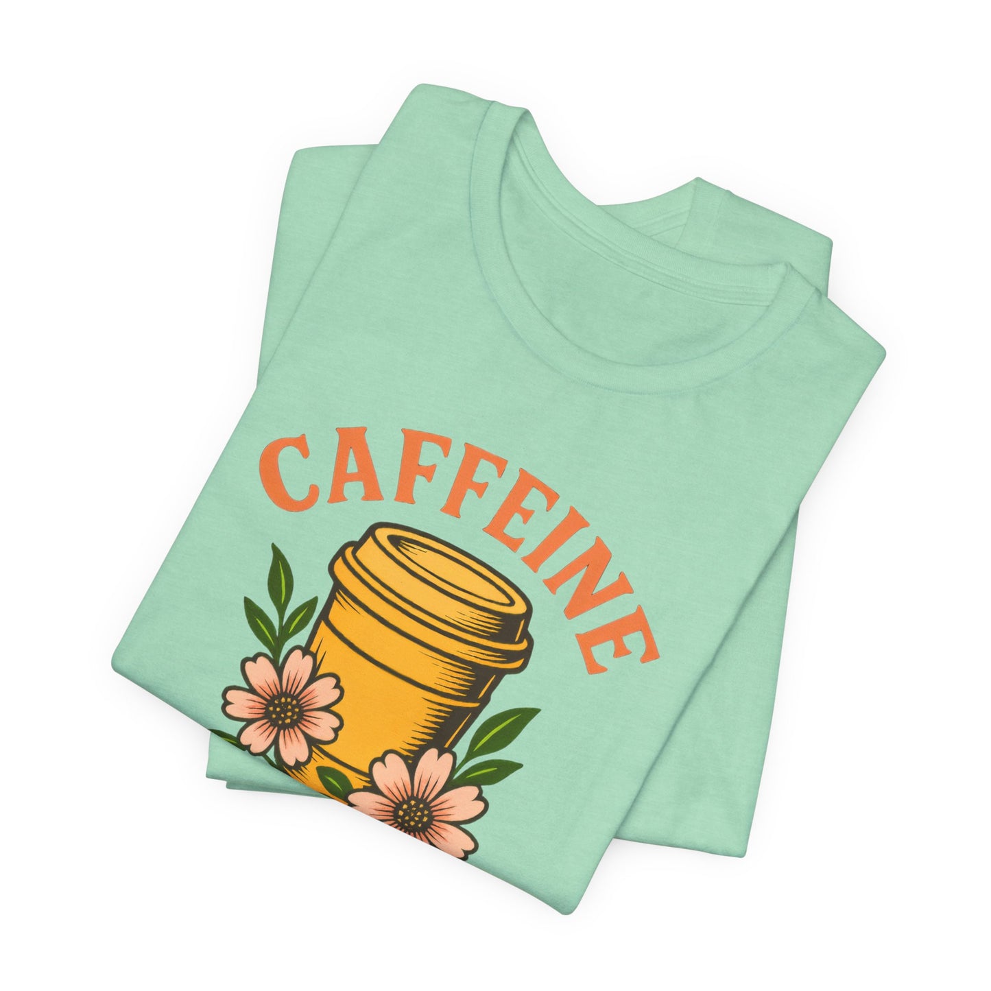 Caffeine Queen Tee - Perfect for Coffee Lovers, Casual Wear, Gifts, Birthdays or Coffee-Themed Events, Fun and Stylish!