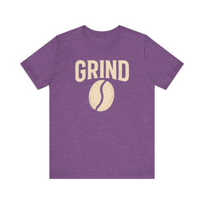 Unisex Coffee Grind Tee - Motivational Workout Shirt, Perfect for Coffee Lovers, Gym Enthusiasts, Gift for Coffee Lovers, Casual Wear