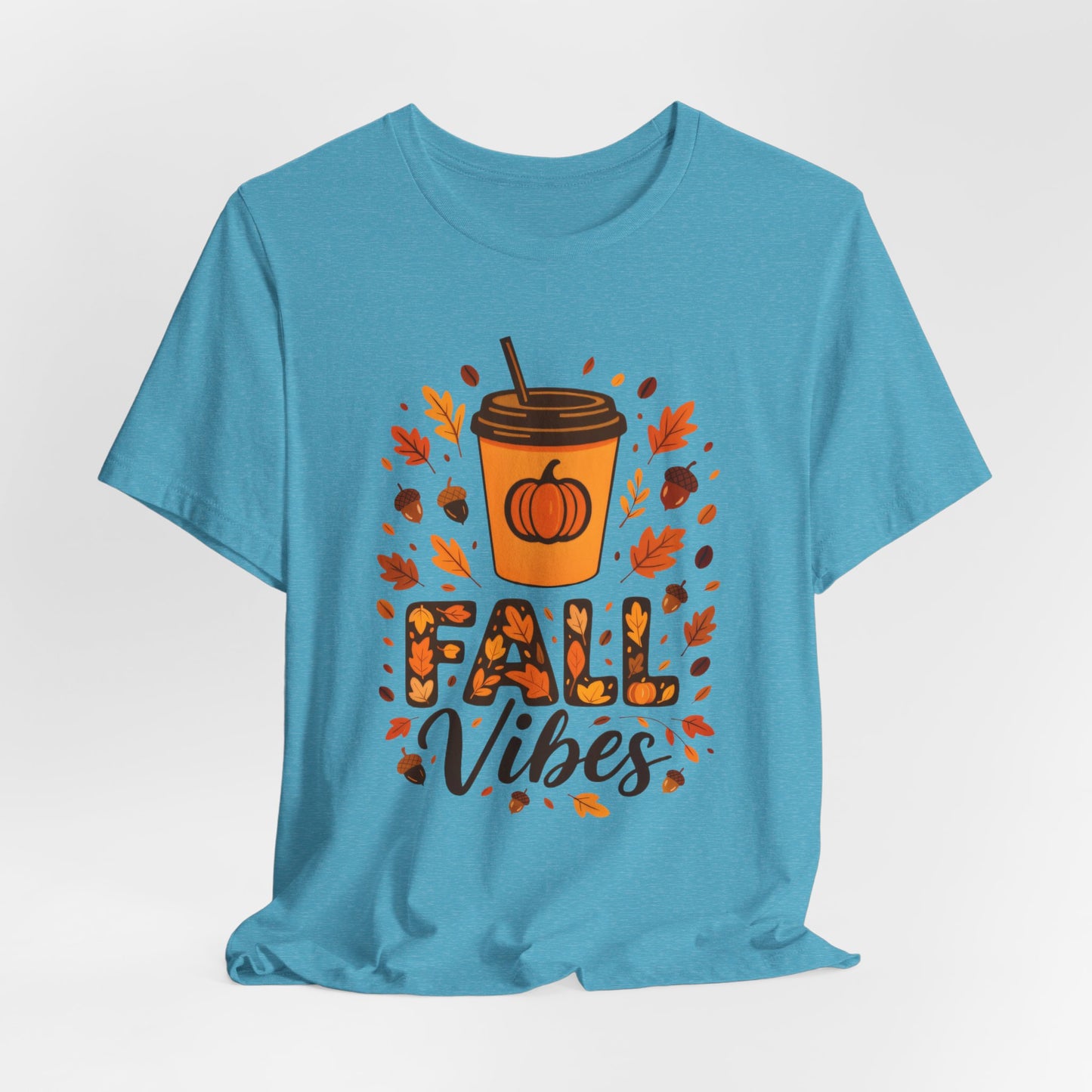 Autumn Coffee Lover Tee - Fall Vibes Unisex Shirt, Perfect for Cozy Days, Pumpkin Spice, Thanksgiving Gift, Seasonal Fashion, Casual Wear