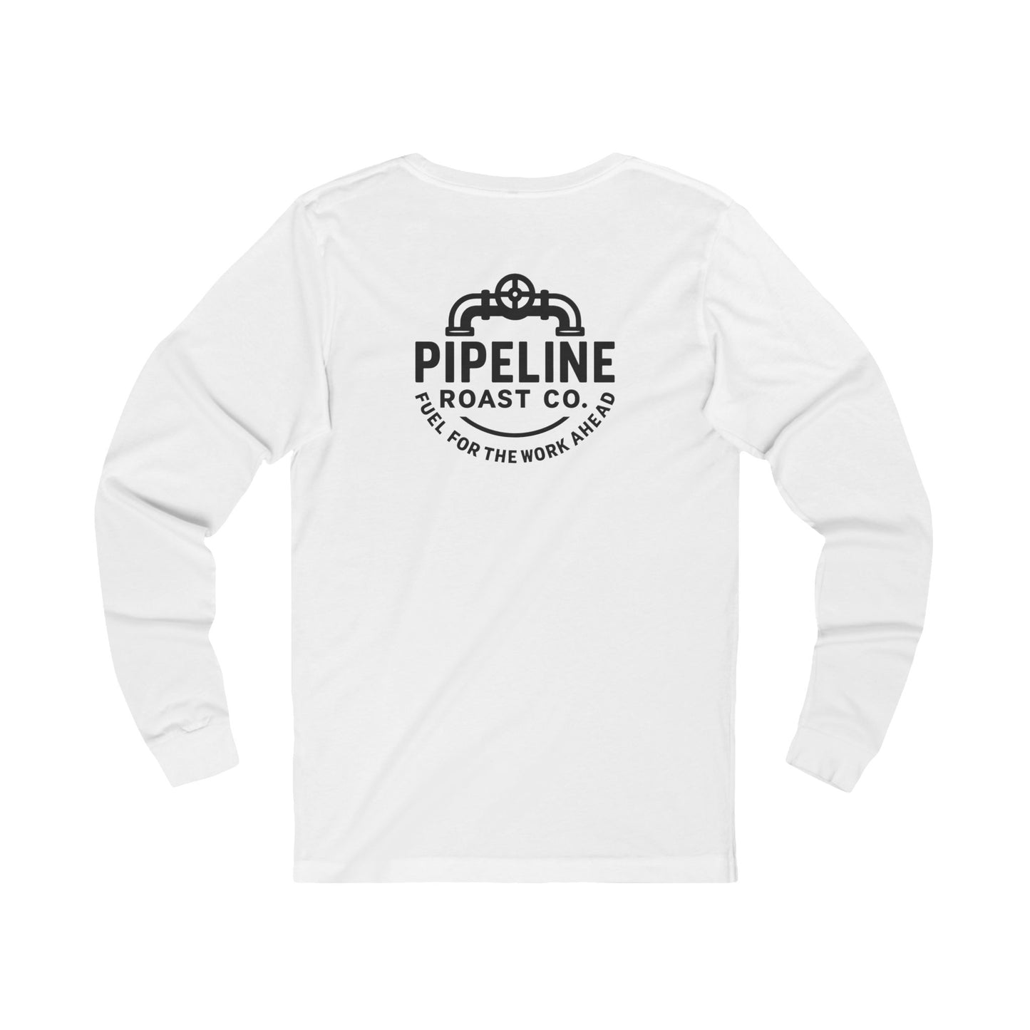 Pipeline Roast Co. Branded Long Sleeve T-Shirt – Coffee Lover’s Graphic Tee, Blue Collar Workwear Shirt, Gift for Hardworking Men & Women, Unisex Layering Top