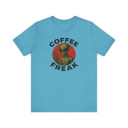 Coffee Freak Unisex Jersey Short Sleeve Tee, Cute Alien Tee, Funny Coffee Shirt for Coffee Lovers, Quirky Graphic Tee, Perfect for [...]