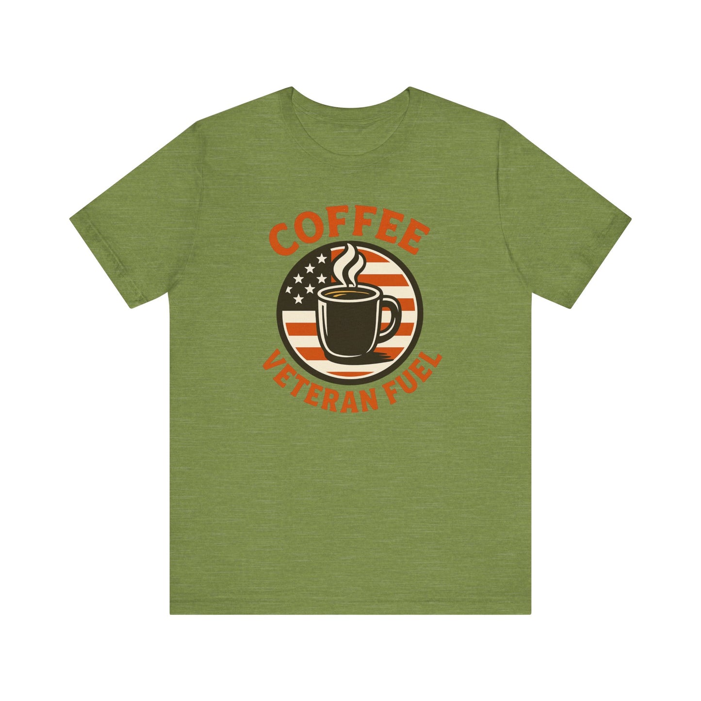 Coffee Lover's Veteran Tee - Unisex Jersey Short Sleeve Tee, Gift for Coffee Lovers, Veteran Appreciation, Casual Wear, Patriot T-Shirt