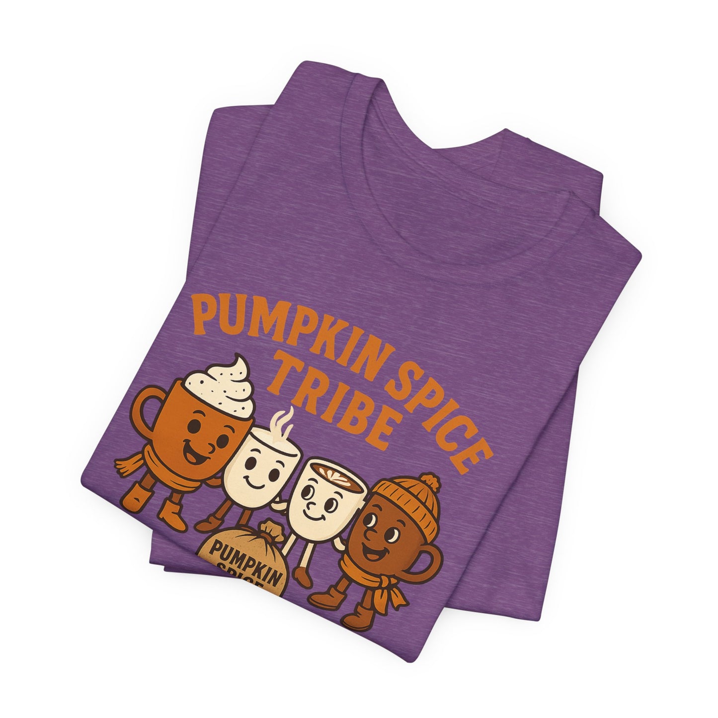 Pumpkin Spice Tribe Tee, Fall T-Shirt, Coffee Lover Gift, Unisex Shirt, Autumn Apparel, Pumpkin Spice Shirt