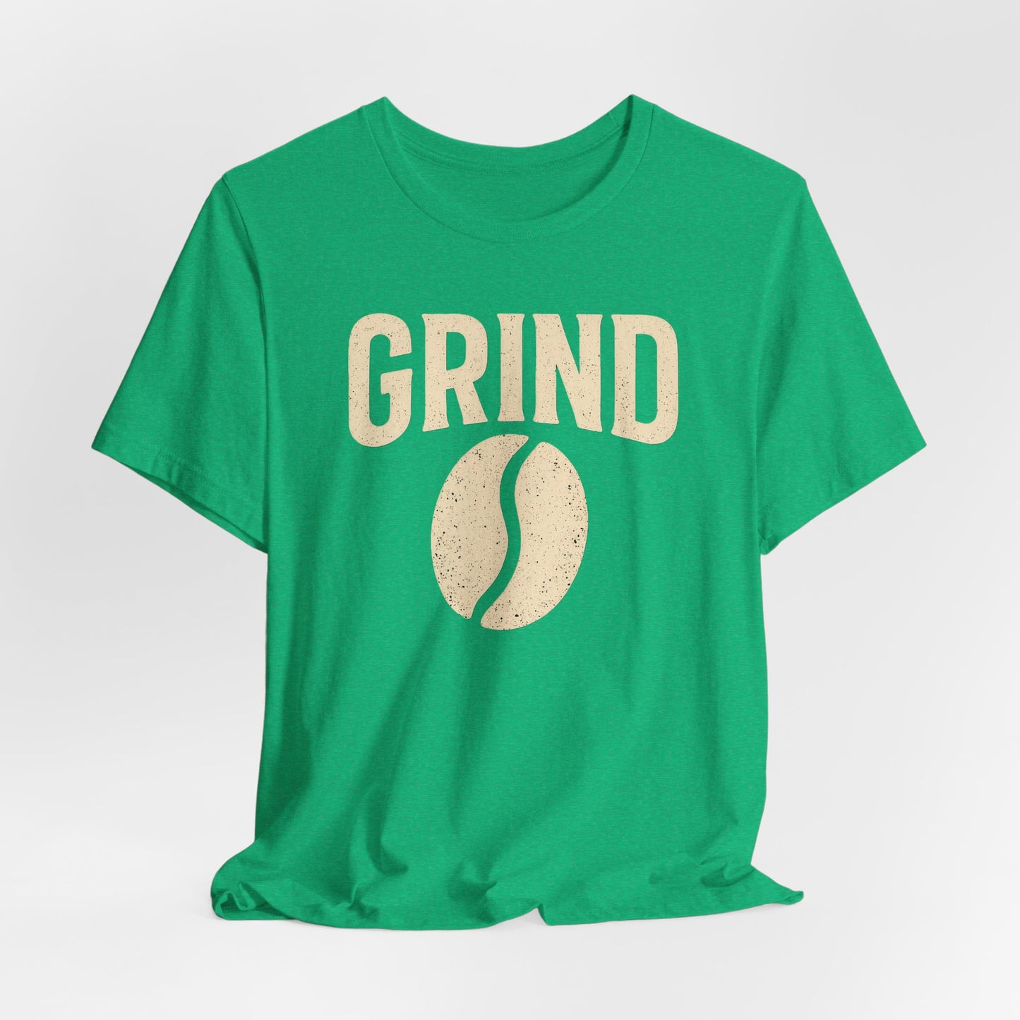 Unisex Coffee Grind Tee - Motivational Workout Shirt, Perfect for Coffee Lovers, Gym Enthusiasts, Gift for Coffee Lovers, Casual Wear